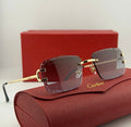 Men's Rimless Metal Optical Glasses