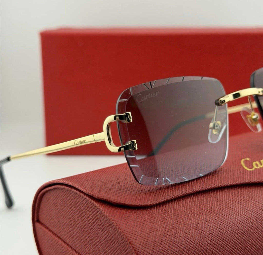 Men's Rimless Metal Optical Glasses