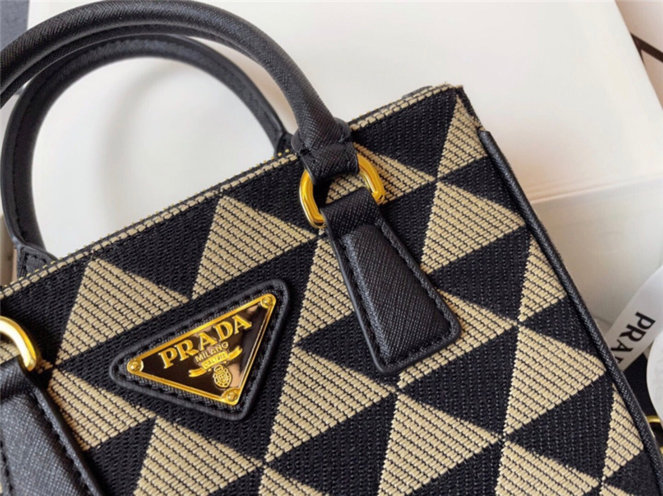 Prada Jacquard Saffiano